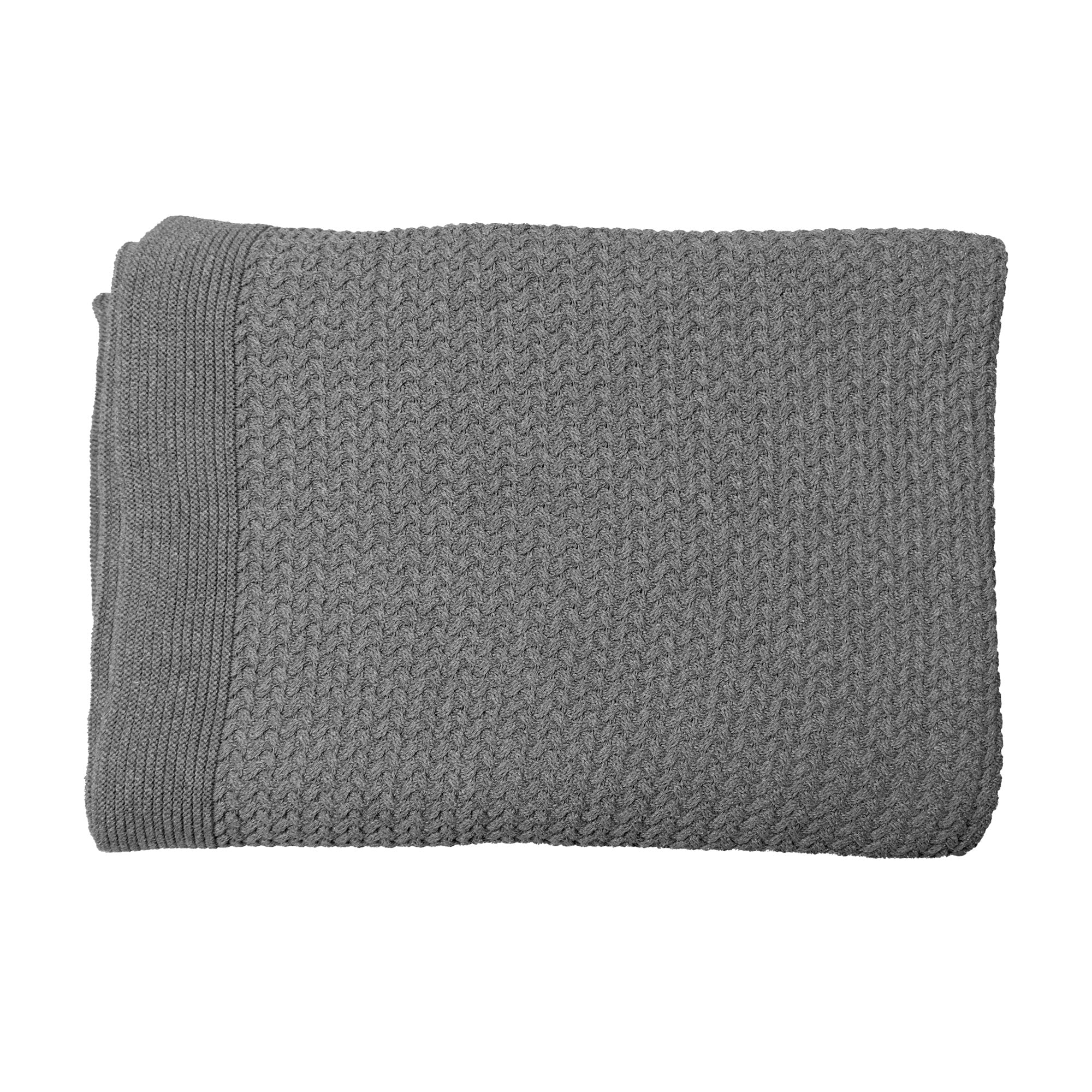Toscana Plaid i genanvendt bomuld – 120x180cm