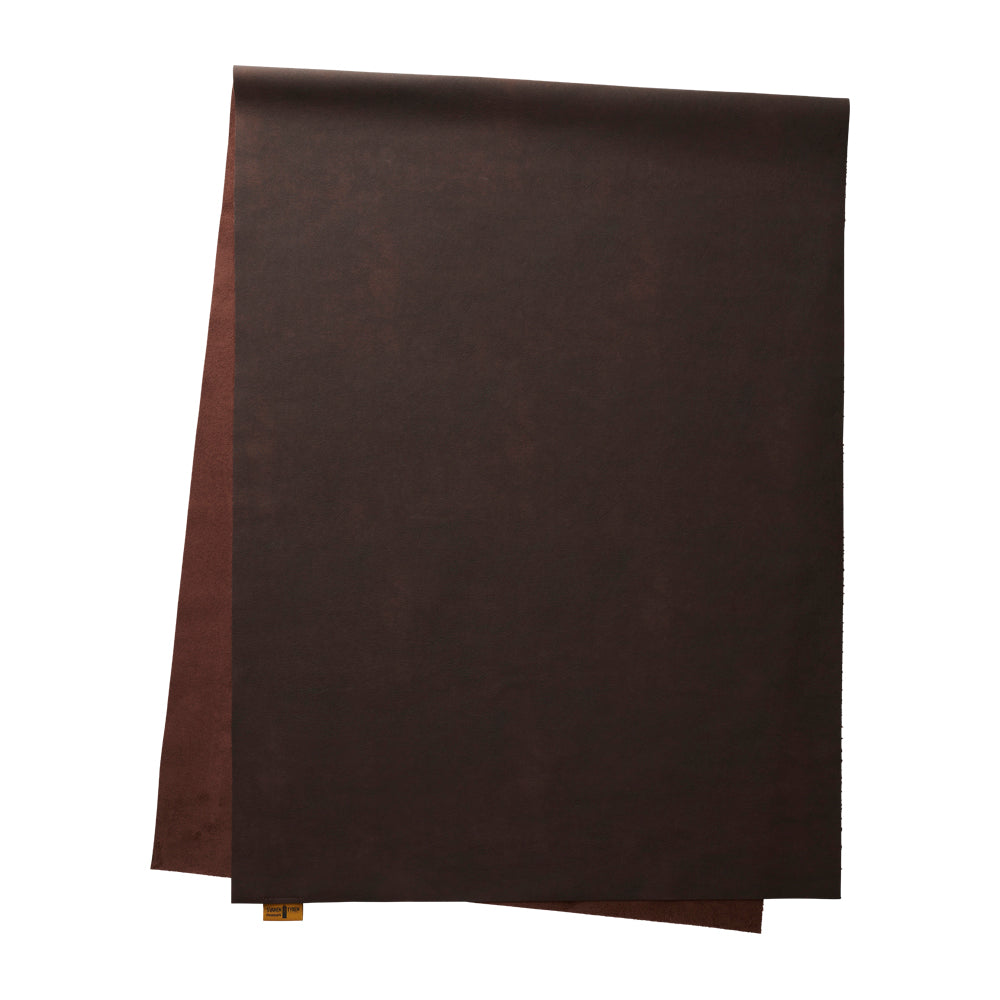 Mat brun Bordløber "Dinner4Two" - læder look - 50x135 cm