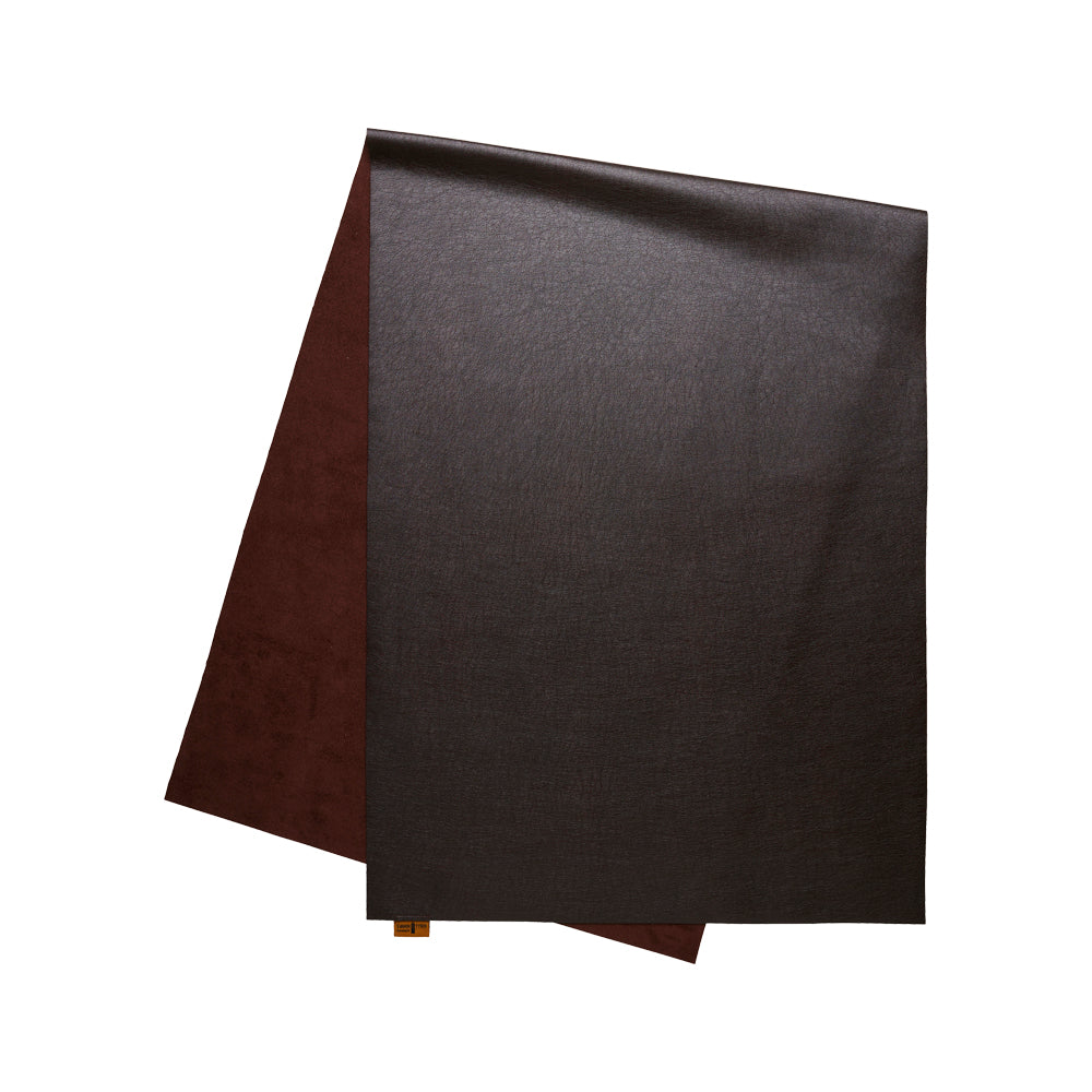 Brun Bordløber "Dinner4Two" - læder look - 50x135 cm