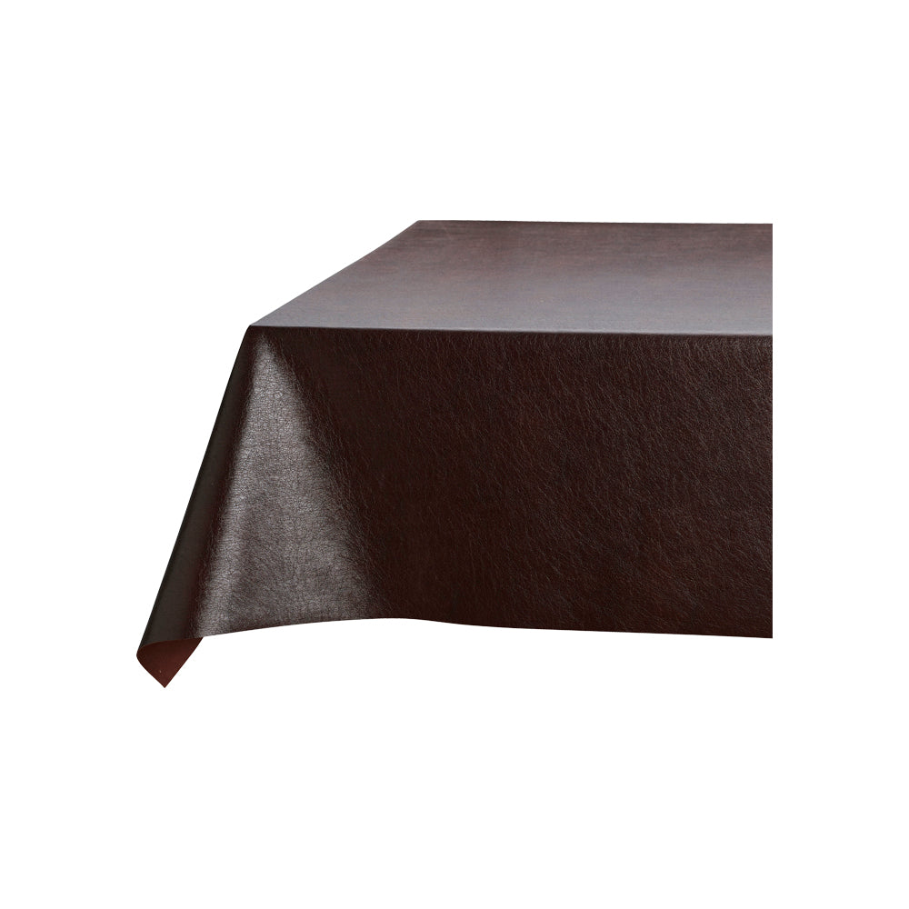 Brun Dug - læder look - 135x200-350cm