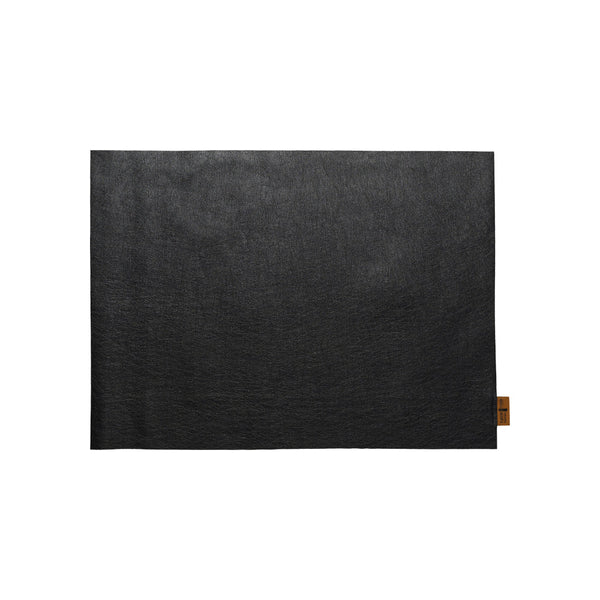 SARA Tischset – Schwarze Lederoptik. 45x33 cm