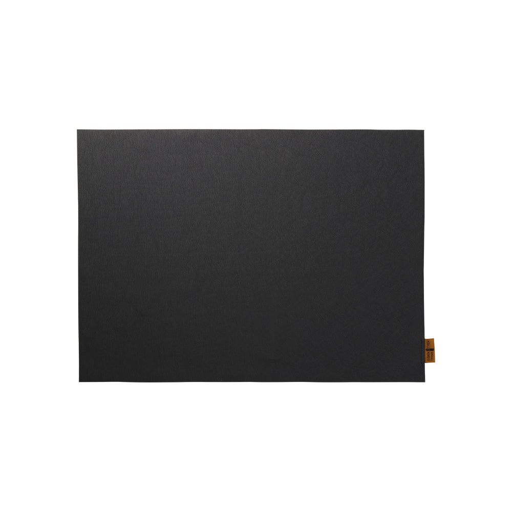 NOAH Tischset – Schwarze Lederoptik. 45x33 cm