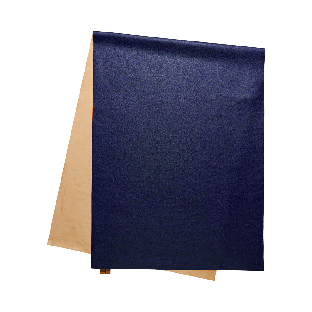 SARA "Dinner4Two" bordløber - Royal Blue læder look. Str. 50x135 cm